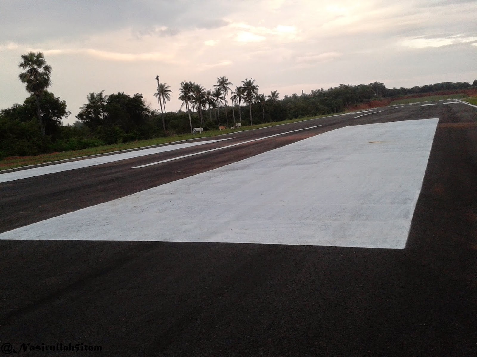 Runway bandara Dewadaru Karimunjawa