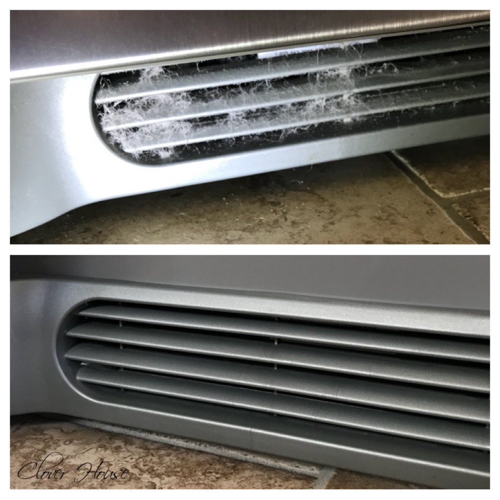 Clover House How to Clean Your Fridge Coils