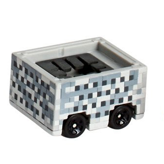 hot wheels minecraft cart figures