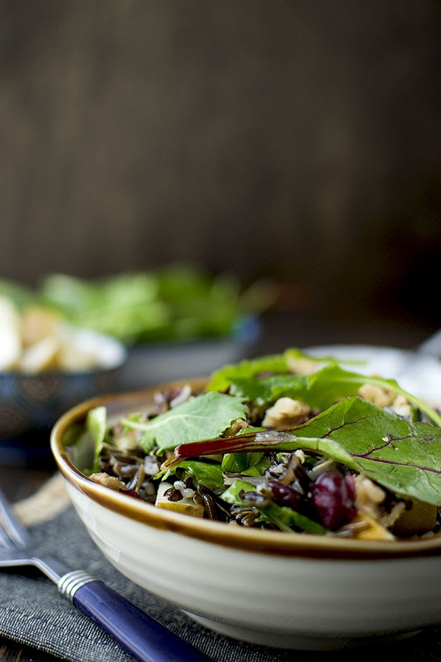 Kale and Wild Rice salad