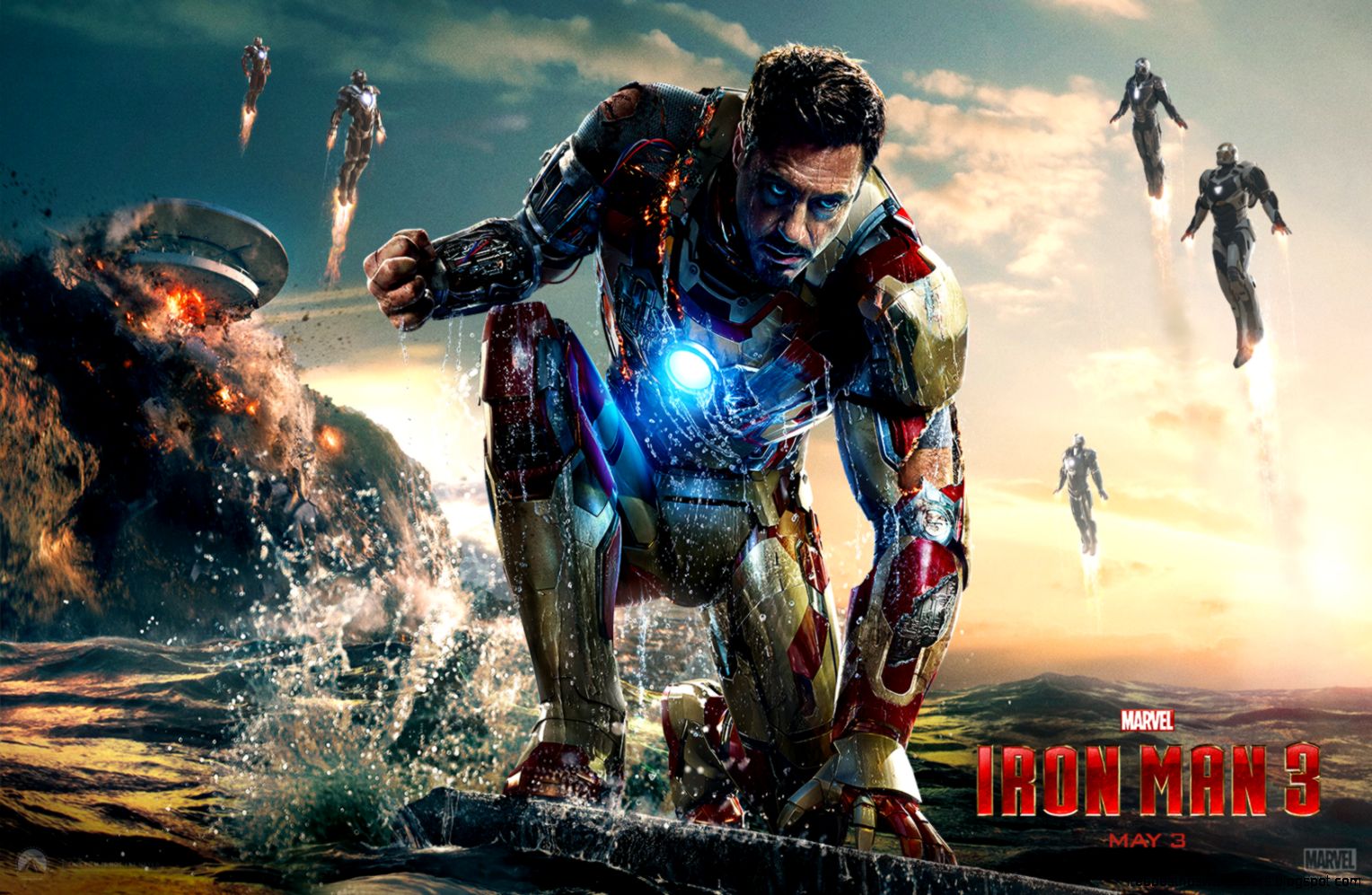 Iron Man 3 Wallpaper 1080p HD Wallpapers 3D  Places to Visit