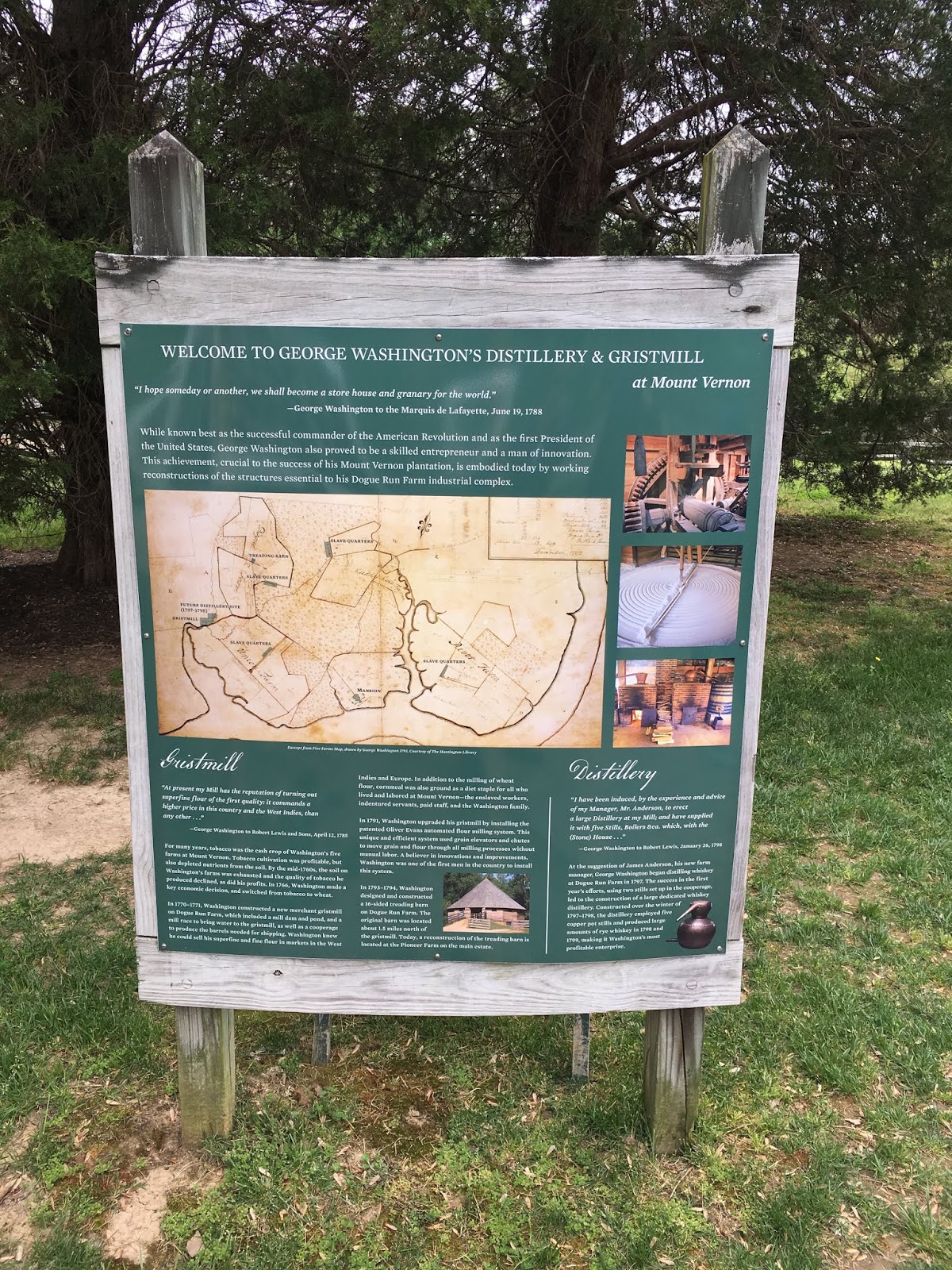 Washington Distillery Tour Mount Vernon