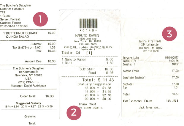 Las propinas en Nueva York, cuánto y cuándo dar ticket restaurante Las propinas en Nueva York, cuánto y cuándo dar ticket restaurante