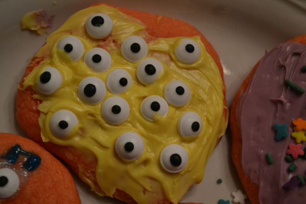 Baking Googly Eye Cookies