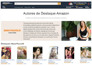 Nana Pauvolih estreia a seção Autores de Destaque - Amazon Brasil Nana Pauvolih é Autora de Destaque na Amazon Brasil