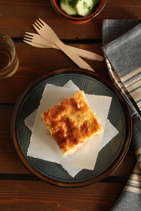 Ρυζόπιτα με κοτόπουλο και τυριά