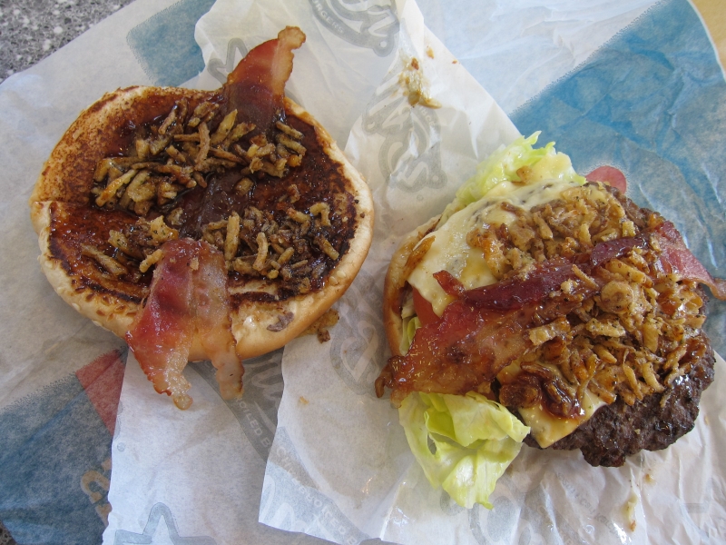 Review Carl S Jr Jim Beam Bourbon Burger Brand Eating