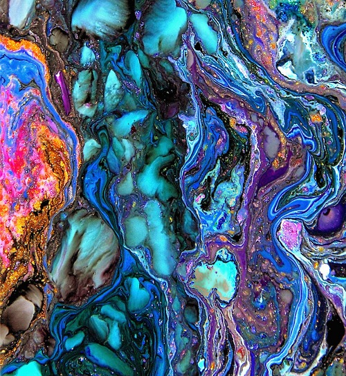 Art Patterns Inspiration: Melted Explosion of Color