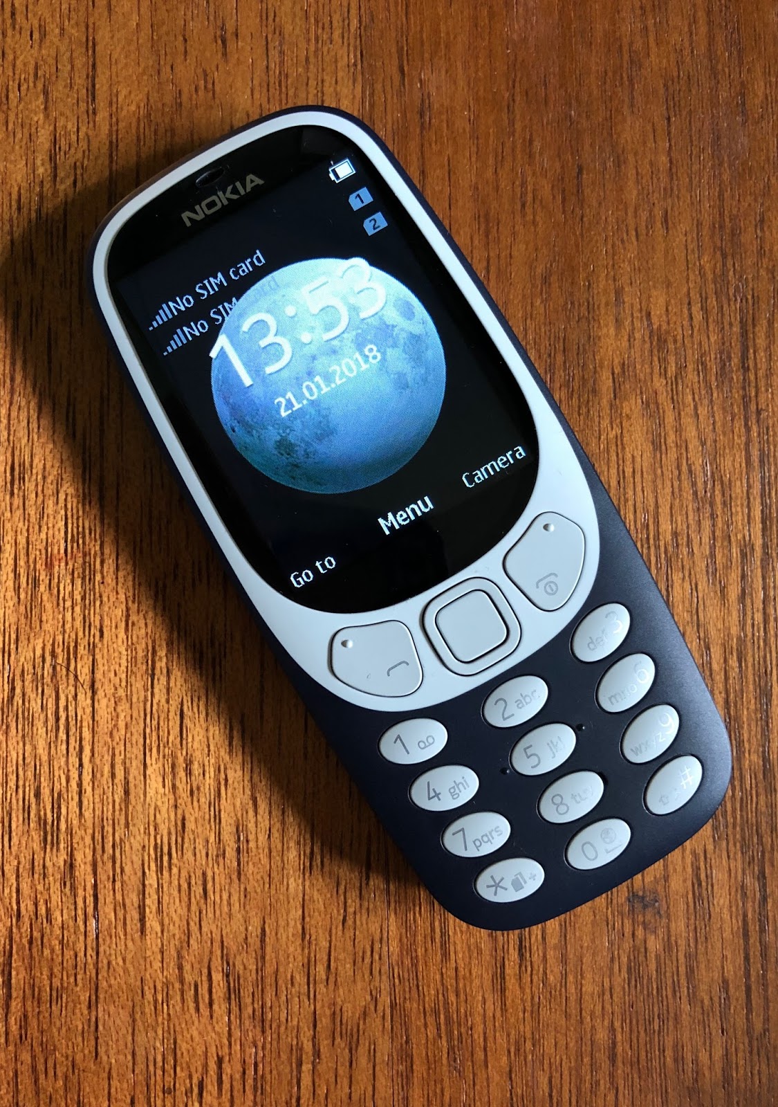 Nokia 3310 (2G; Dark Blue) Moonlit