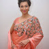 Tollywood Actress Hamsa Nandini Hot Stills In Pink Saree