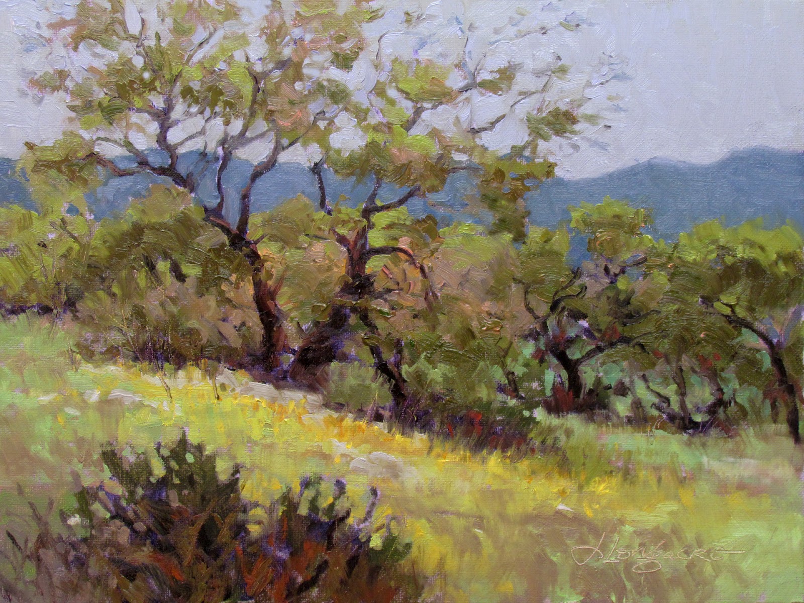 Plein Air Artists International "HAZY DAY IN MAY" plein air and