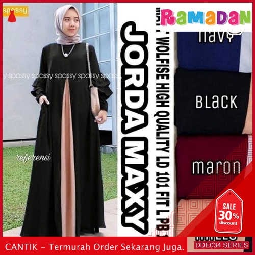 DDE034B52 Baju Muslim Wanita Gamis Lebaran Syari 2019 