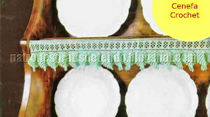 Patrones crochet de puntilla para decoración