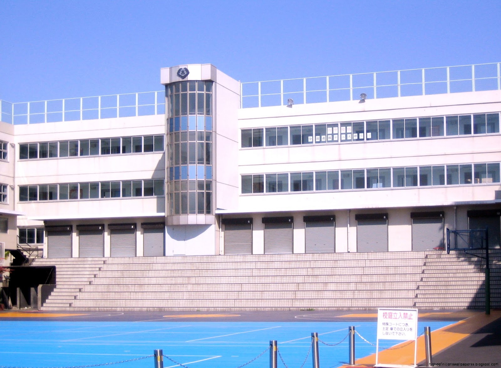 Japan High School Building