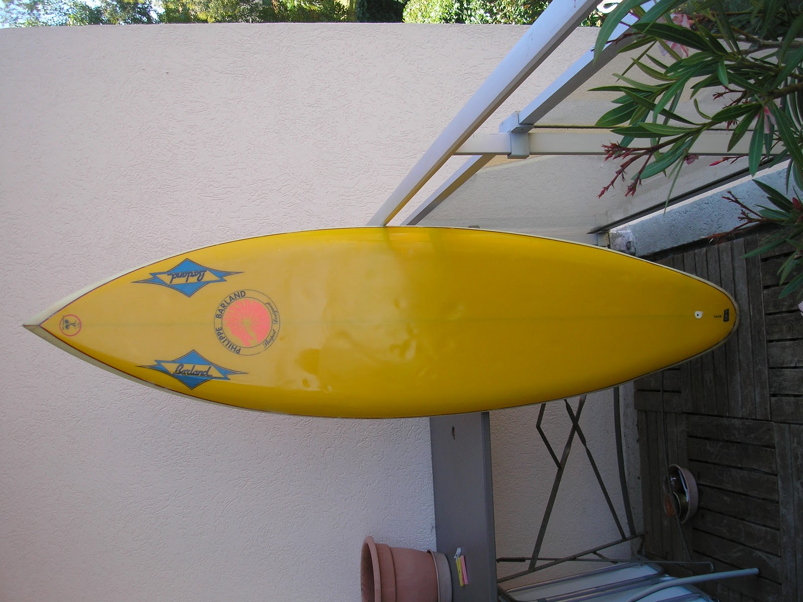 vintage surfboard collection France Surf single Barland