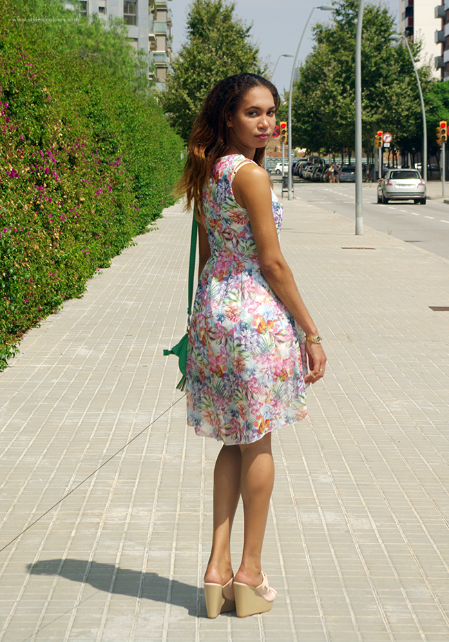 Paradise Island Floral Print Dress from WalG