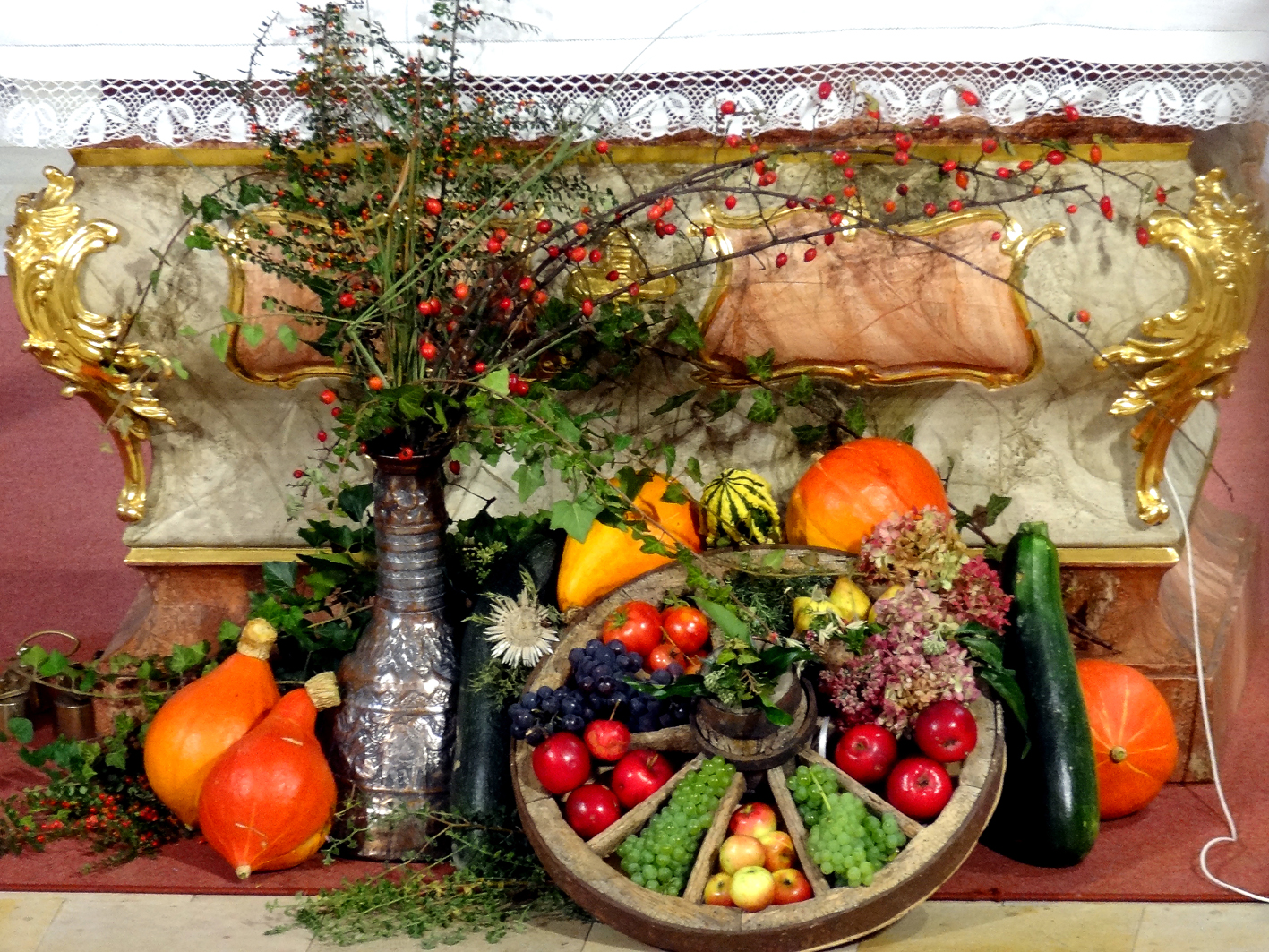 In der Mitte von Österreich ist das Stodertal: Erntedankfest am 1 ...