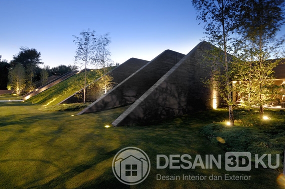 Model Rumah Minimalis Terkini Dengan Taman Yang Cantik