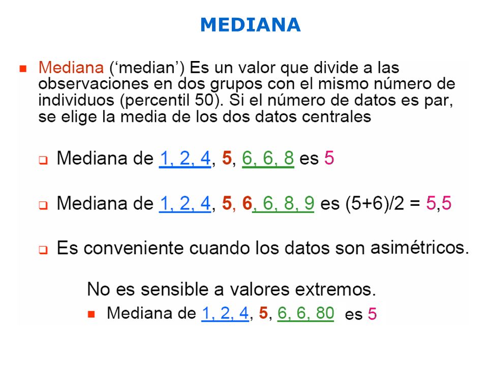 Mediana Mediana