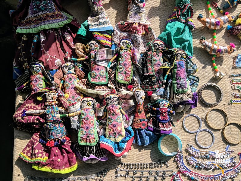 Colorful handmade toys of Kutch