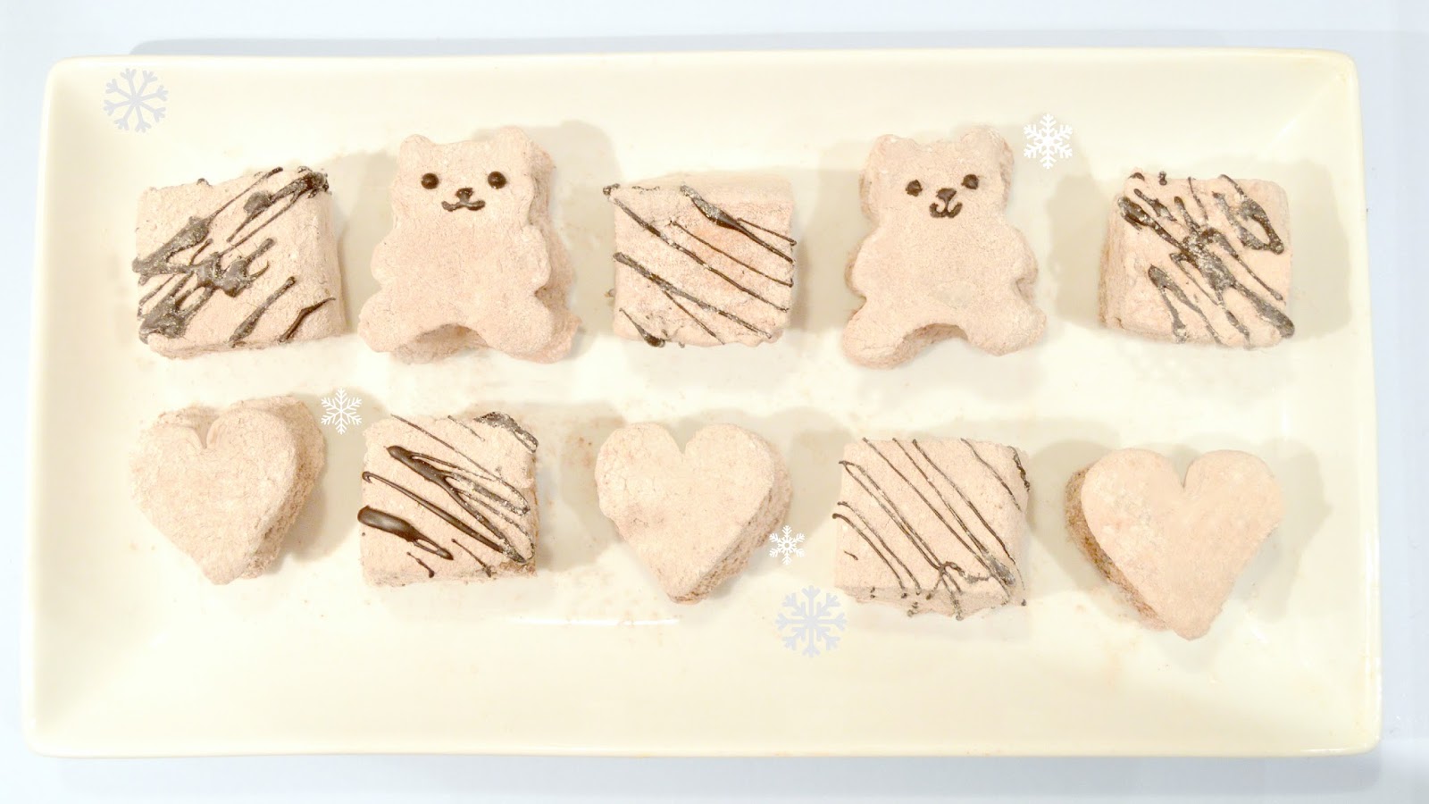 Homemade Teddy Bear Chocolate Marshmallows ( 'ェ' ) Chérie Kelly