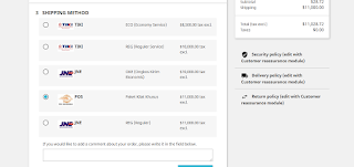 ongkir JNE TIKI POS prestashop