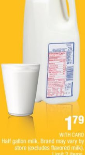 Half gallon milk cvs deal