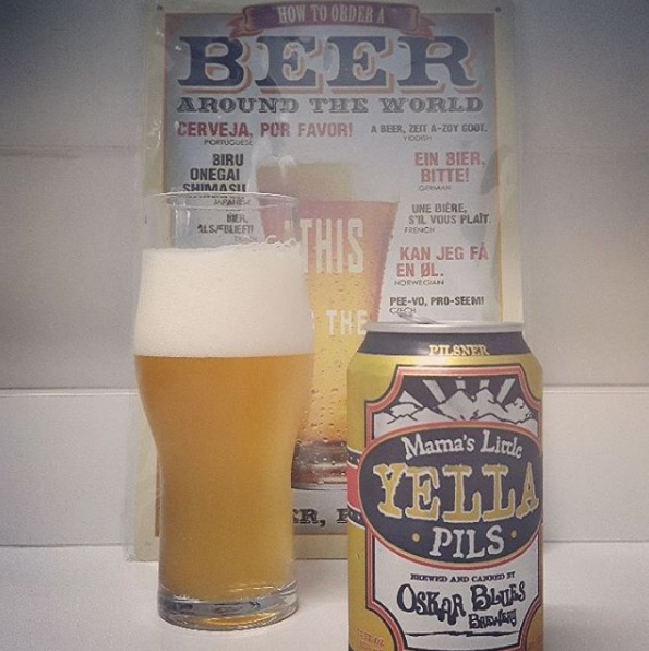 Oskar Blues Mama's Little Yella Pils - Degustação nº 1114 Oskar Blues Mama's Little Yella Pils