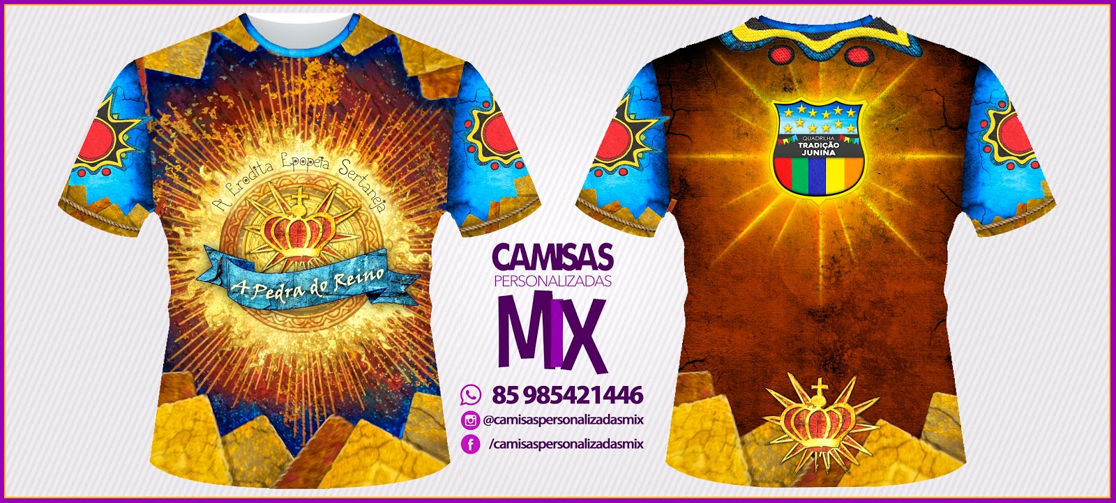 camisas de festas juninas