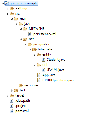 JPA CRUD Operations Example