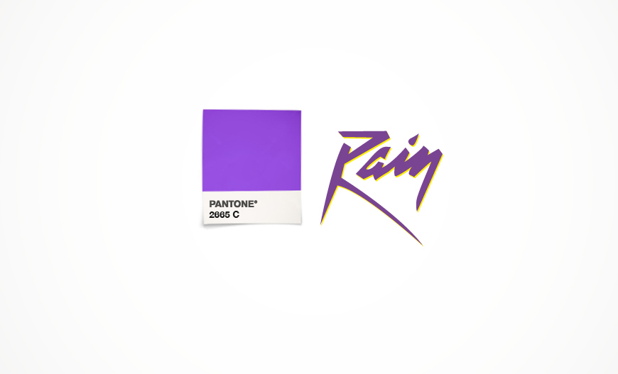 ‘Panto’N'Roll’ - Music made with Panton Colours - Purple Rain