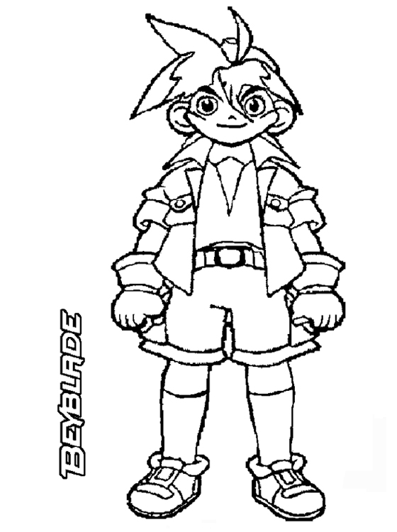 Kids Page: Beyblade Coloring Pages