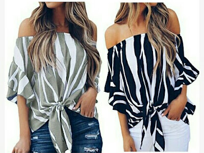 Asvivid Ladies Off Shoulder Tops - Fashionable Casual Dress