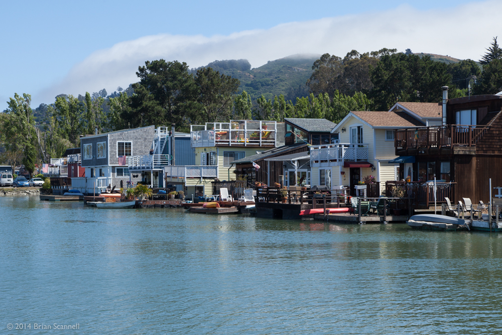 HAPPY MEDIUM STUDIOS HOUSES FLOATING IN SAUSALITO
