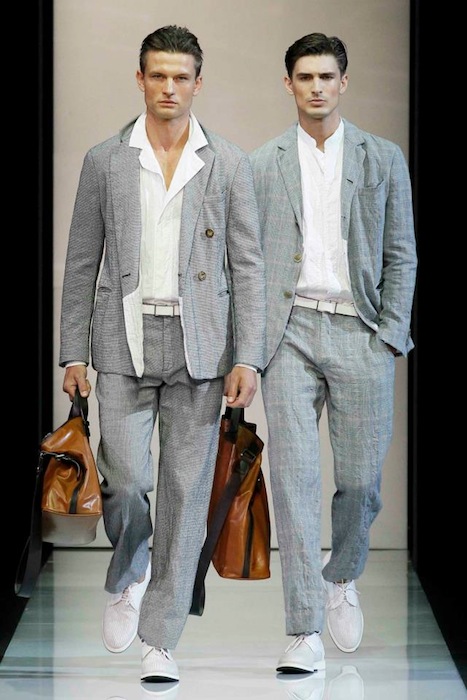 Giorgio Armani Spring-Summer 2013 Milan Men’s Fashion Week ~ Fashion ...