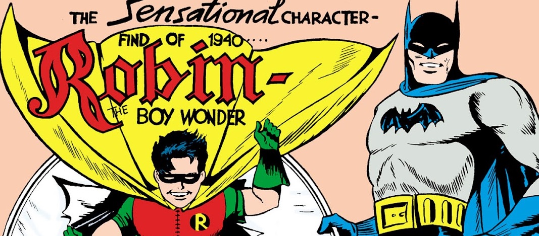 Primera aparición de Robin en un comic, portada