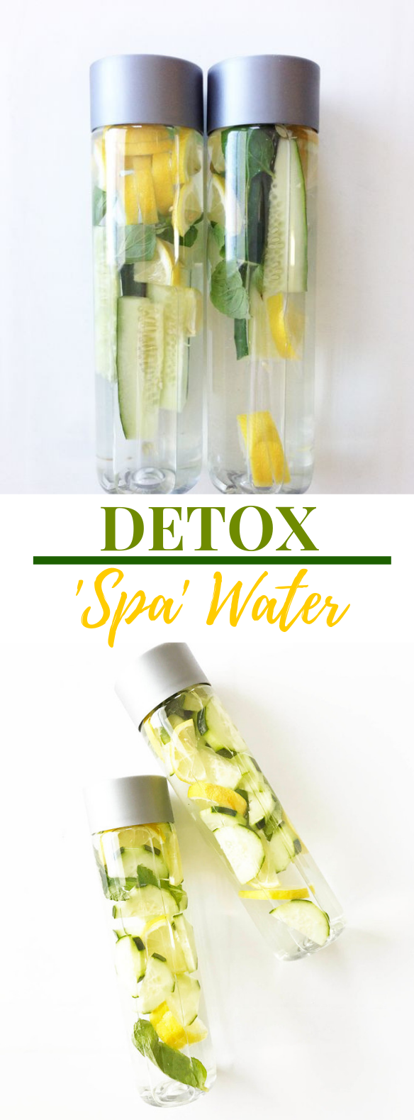 Detox 'Spa' Water #healthydrink #skinny #detox #fruit #nosugar