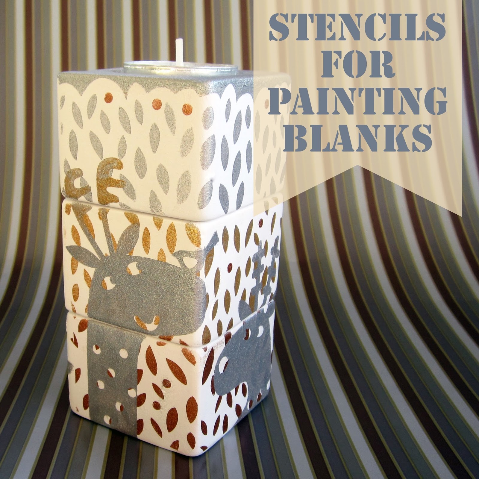 Silhouette UK Decorate Unglazed Ceramics with Stencils