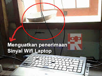 Menguatkan Penerimaan Sinyal Wifi Laptop Tanpa Wajan Bolic