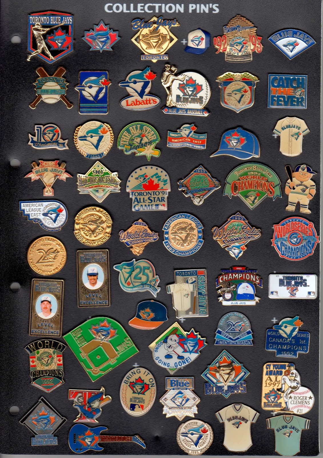 baseball pin collection display collecting MLB team baseball club pin