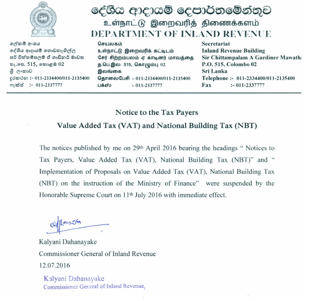 Taxation In Sri Lanka