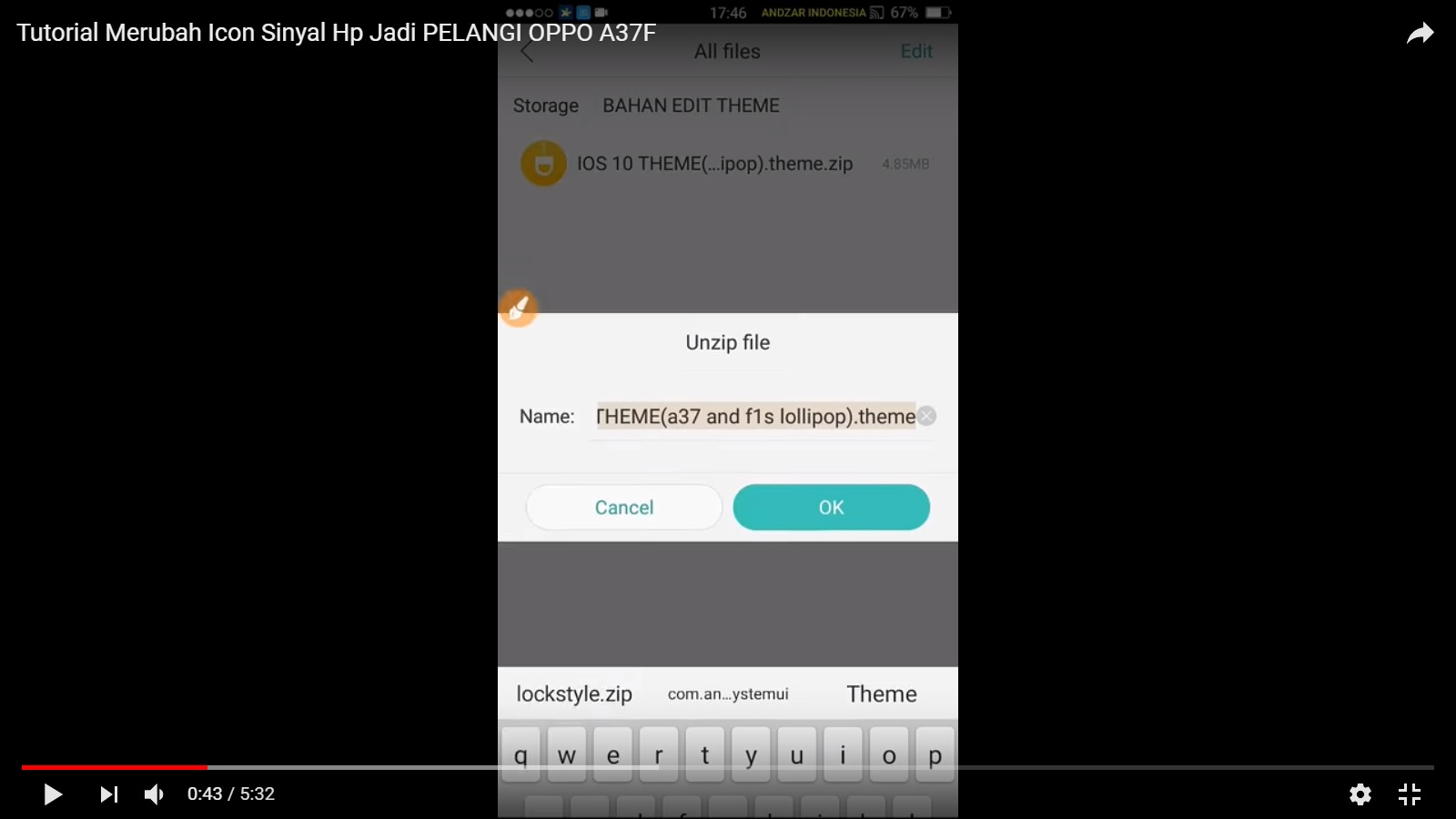 Tutorial Cara Ganti Icon Sinyal OPPO A37 Menjadi Warna