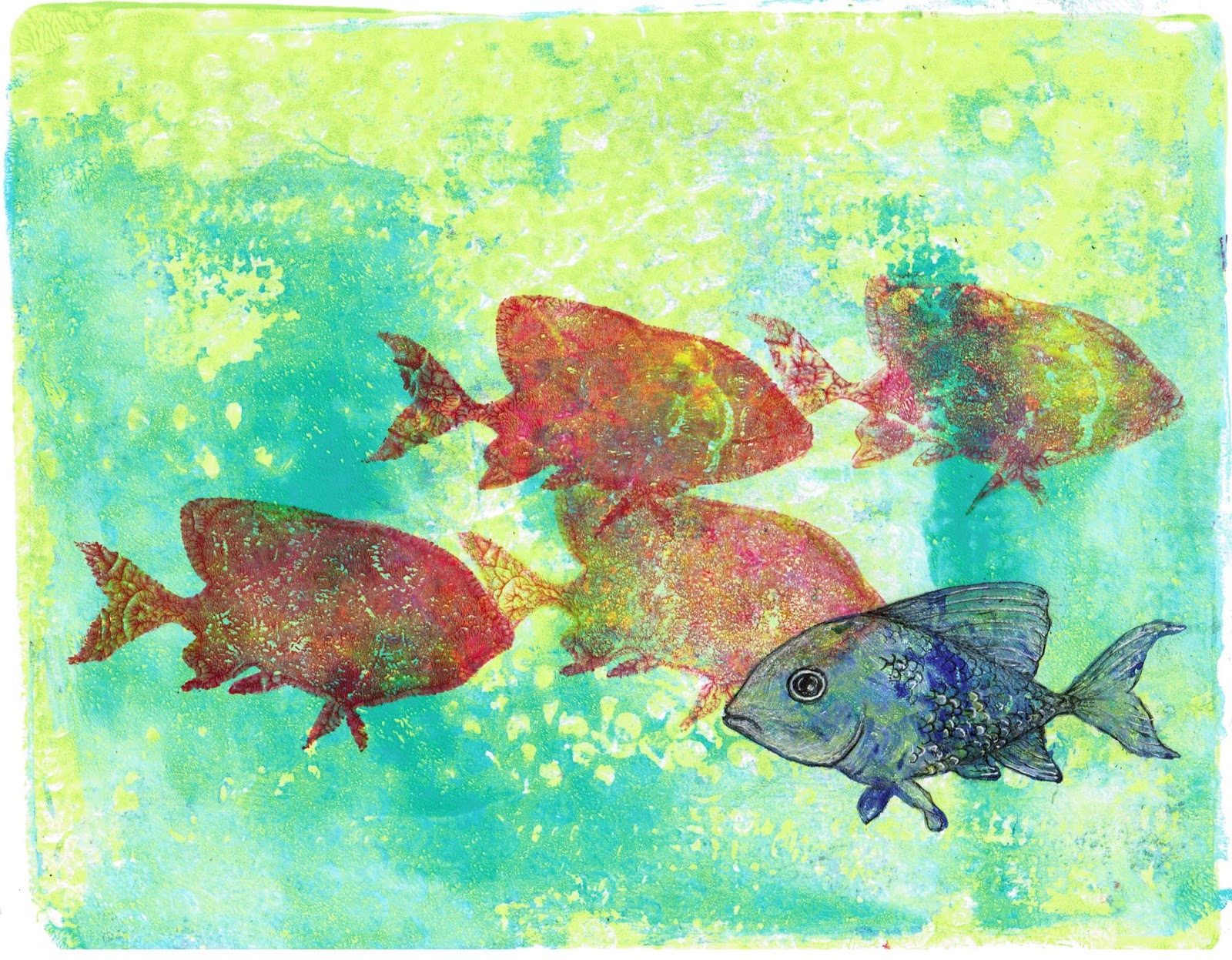 florence turnour s blog gelli prints