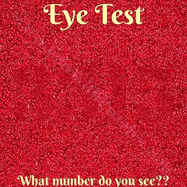 Eye Test-What Number Do You See?-3315