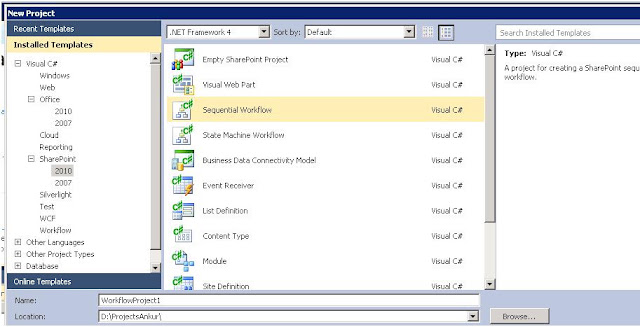 Ankur Madaan: SharePoint 2010 Workflow using Visual Studio 2010