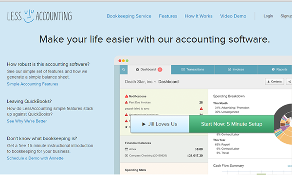 LessAccounting is simple to use and less complicity LessAccounting is simple to use and less complicity