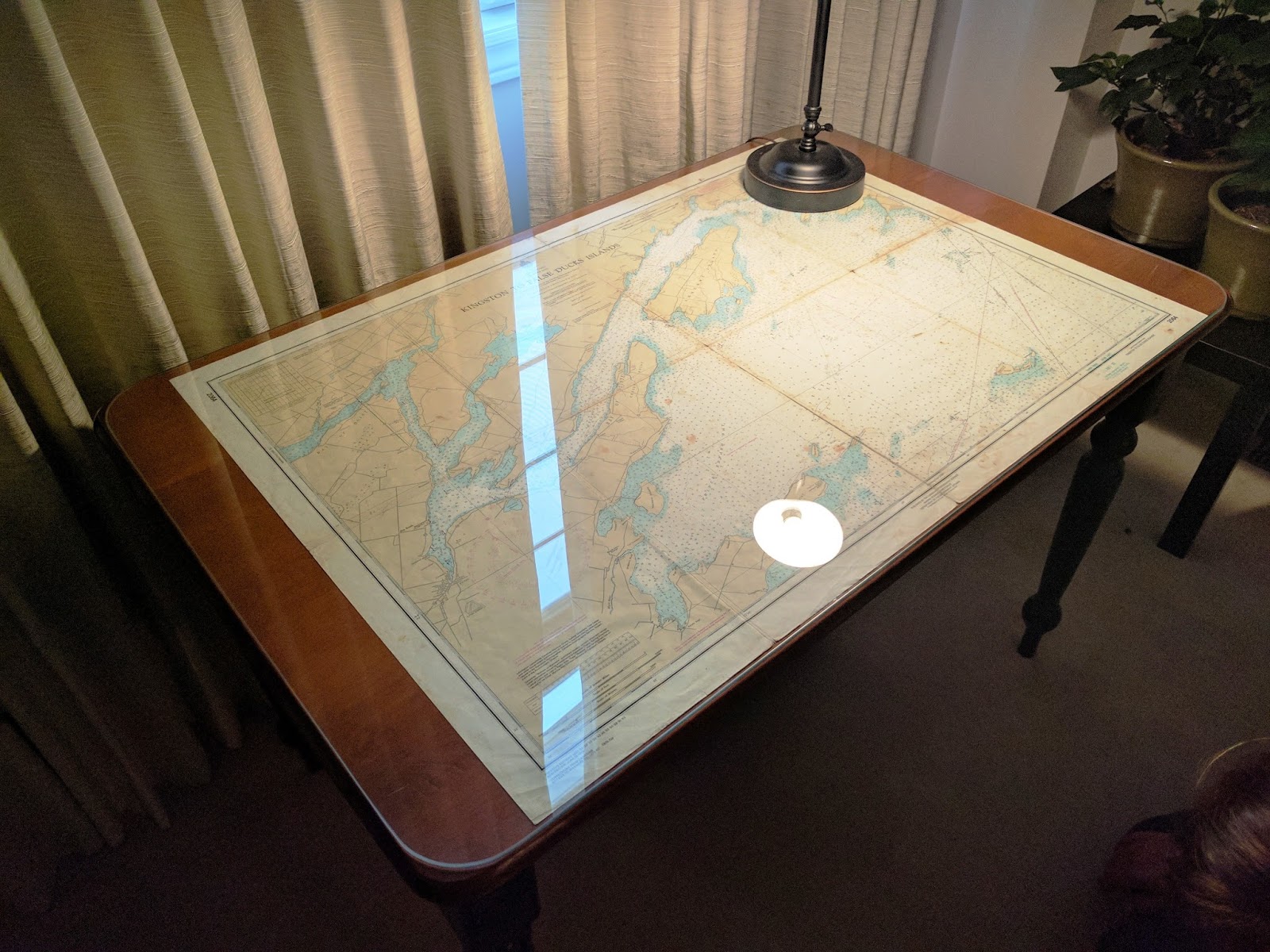 Nautical Chart Table