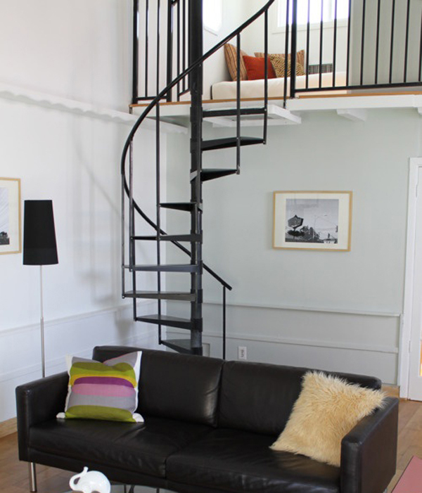 Escaleras para espacios pequeños