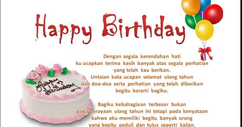 Ucapan Selamat Ulang Tahun Firman Tuhan