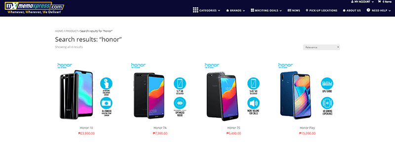 MemoXpress now has Honor devices on stock MemoXpress now has Honor devices on stock